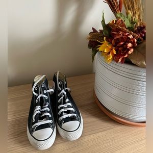 COPY - Black Converse high tops - women’s 7.5/mens 5.5